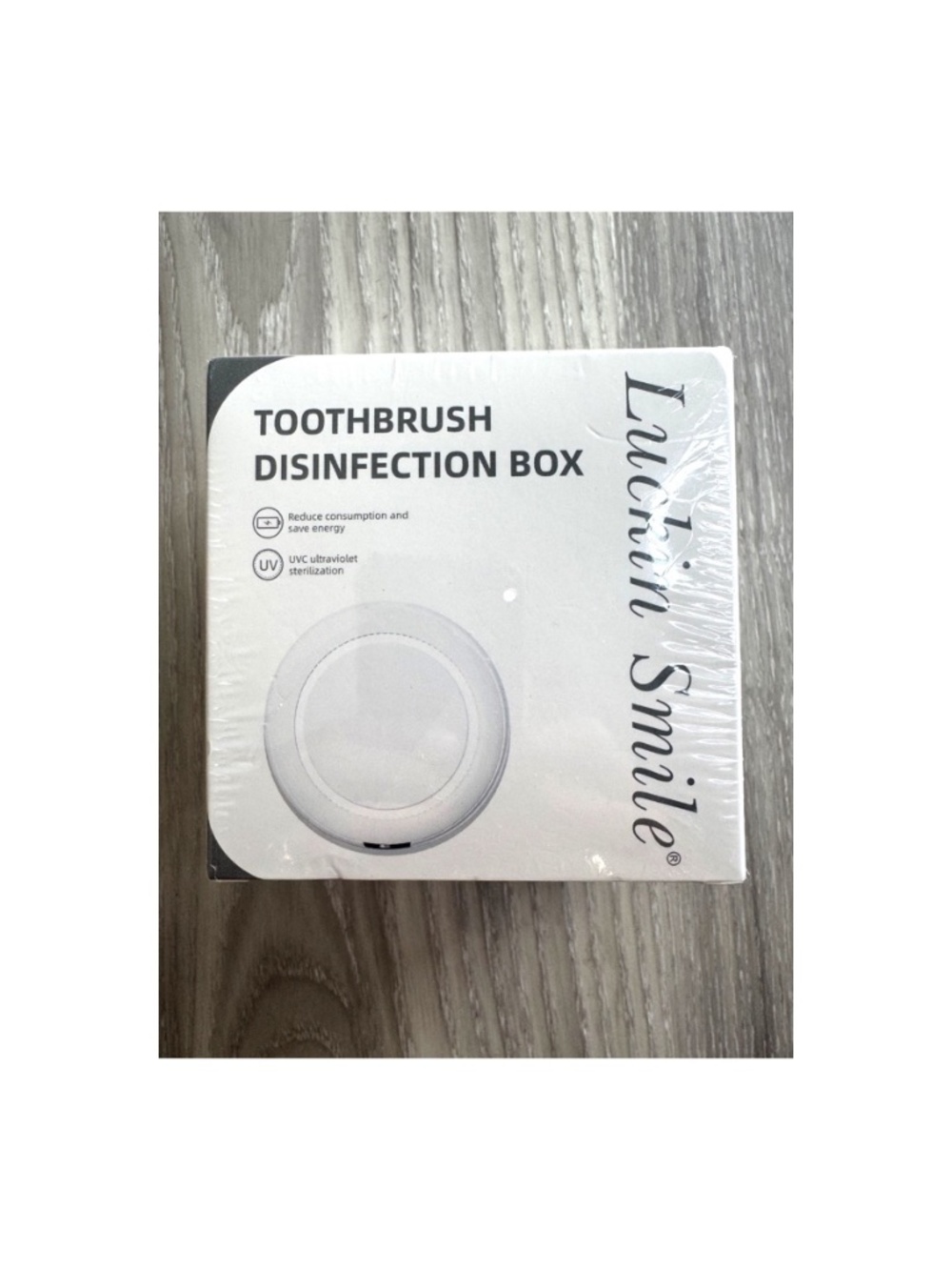 Luckin Smile UV Toothbrush Disinfection Box UVC Sterilizer Holder White